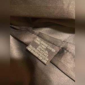 Barneys black and rose leather jacket